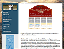 Tablet Screenshot of cobblestonefarmstc.com